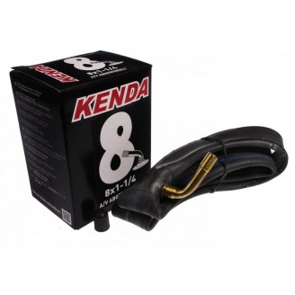 Велокамера 8" A/V Kenda, бутиловая . согнутый вентиль